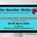 computer screen with details of the live online workshop in April 2026